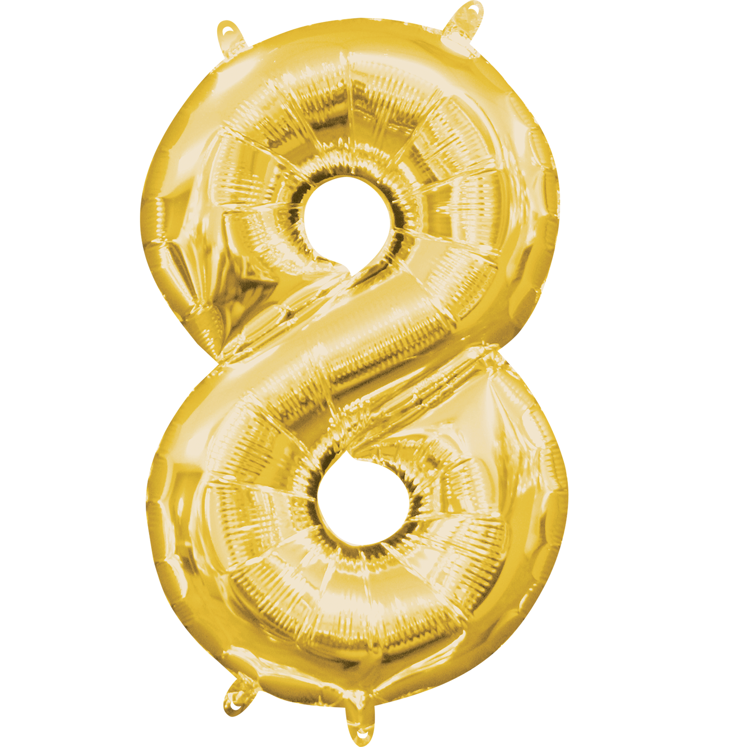 16" Air-Inflated Number Foil Balloons